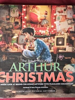 Art Making Arthur Christmas Sony Movie Inside Look Behind Scenes Artwork RARE!
